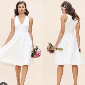 💋Population White Backless Dress💋